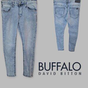 Buffalo David Bitton Skinny Denim Blue Jeans  Stretch Cotton Blend Womens 32X30